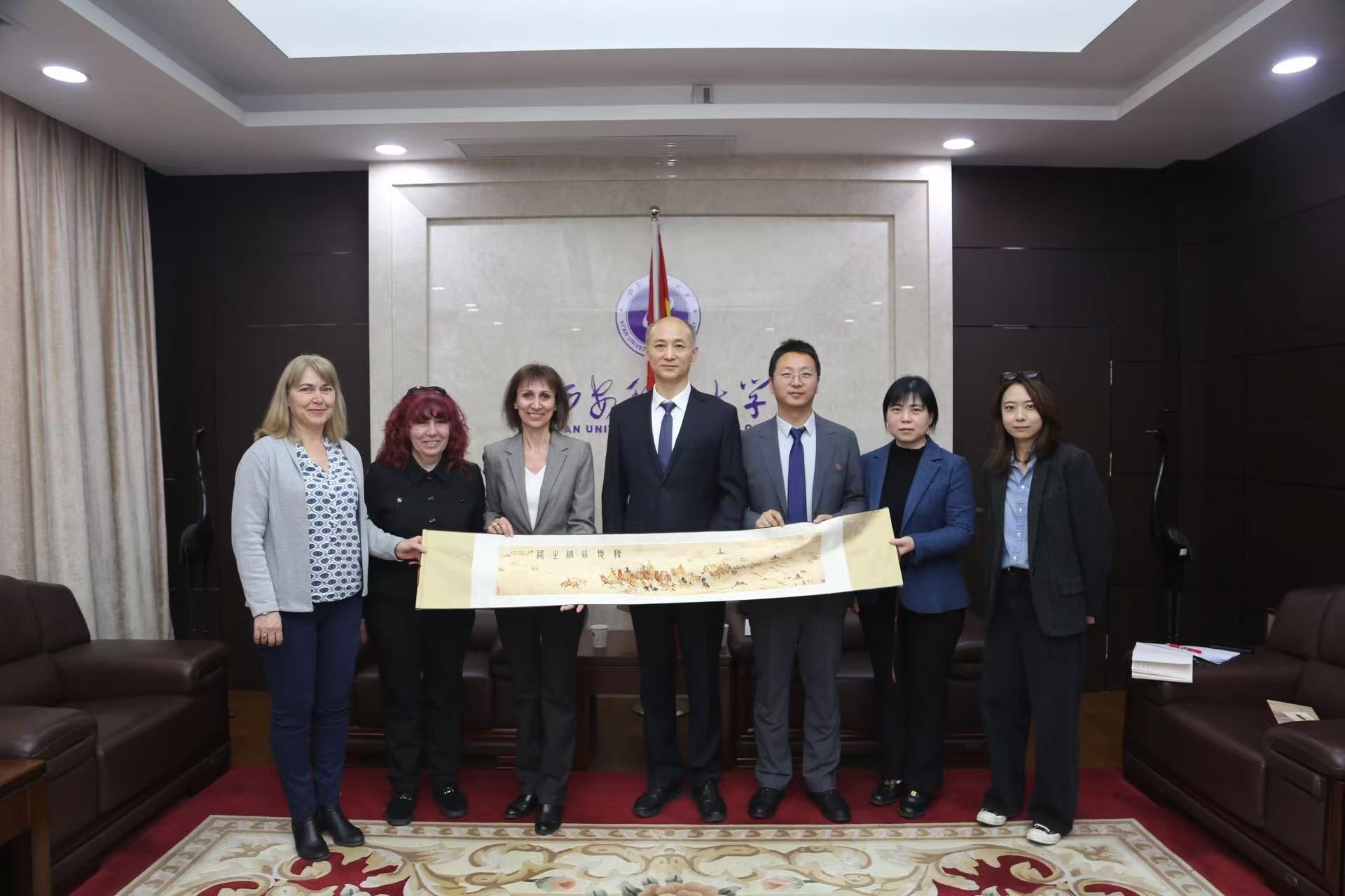 Delegation Led by Vice President of Thracian University, Bulgaria Visits Our University
